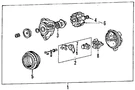 Genuine Mitsubishi Alternator M313392D. Fixed Price $276.06.