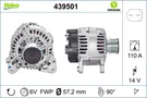 Valeo 439501 Alternator For Audi, Seat, Skoda, Vw. Fixed Price $395.19.