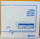 Hp 05182-90008 Model 5182A Waveform Recorder/generator Vol Ii Service Manual.. Fixed Price $49.99.