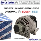 Alternator New Genuine Bosch Seg Oe Ref. 0124515128 For Iveco. Fixed Price $411.92.
