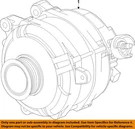 Gm Oem 17-24 Acadia Electrical Alternator-alternator 13520809. Fixed Price $323.63.