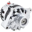 Gm CS-130 Style 220 Amp Alternator, Serpentine Pulley, Chrome. Fixed Price $253.99.
