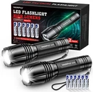 Led High Lumens SR2000 Pro - Pack Brighter Tactical Flashlights Wit. Fixed Price $13.49.