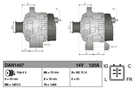 Denso DAN1407 Alternator For Jaguar. Fixed Price $361.12.