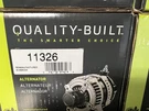 Alternator Quality-built 11326 Remanufactured. Fixed Price $190.00.