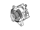 Genuine Ford Alternator 6C3Z-10346-AARM1. Fixed Price $253.00.