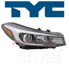 Tyc Right Headlight Assembly 2017-2018 Kia FORTE5 Electrical Lighting Ft. Fixed Price $322.92.