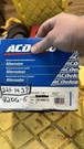 Acdelco 321-1438 Reman Alternator. Fixed Price $60.00.